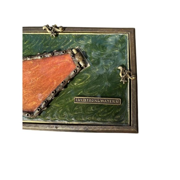 Jay Strongwater Decorative Picture Frame With Swarovski Crystals Dragonfly - Picture 6 of 9